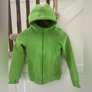 Ivivva by Lululemon Scuba Hoodie jacket Girl size 10